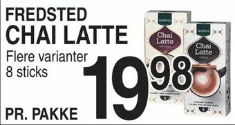 Fredsted chai latte