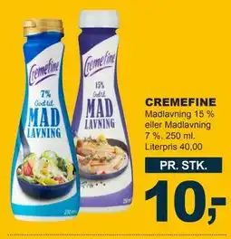 Let-Køb CREMEFINE tilbud