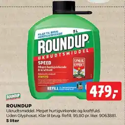 jem & fix Roundup ukrudtsmiddel tilbud
