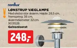 jem & fix LØSTRUP VÆGLAMPE tilbud