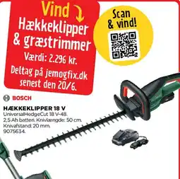 jem & fix HÆKKEKLIPPER 18 V tilbud