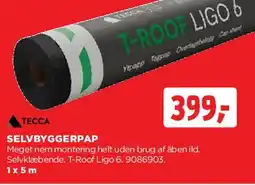 jem & fix Selvbyggerpap / T-ROOF tilbud