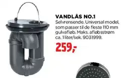 jem & fix Vandlås No.1 tilbud