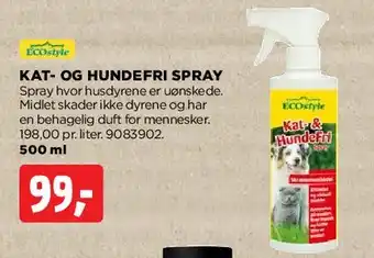 jem & fix Kat- og hundefri spray tilbud
