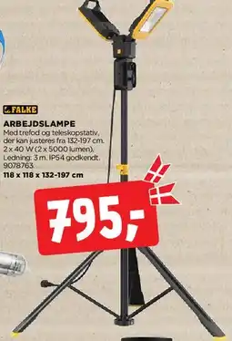 jem & fix ARBEJDSLAMPE / FOLDBAR STANDERLAMPE tilbud