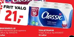 jem & fix TOILETPAPIR tilbud