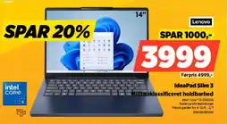 Power Lenovo IdeaPad Slim 3 Militærklassificeret holdbarhed tilbud