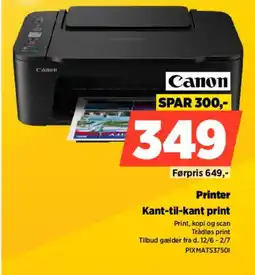 Power Canon Printer Kant-til-kant print tilbud