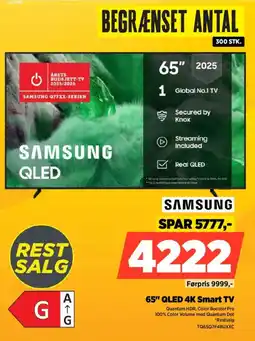 Power Samsung 65" QLED 4K Smart TV tilbud