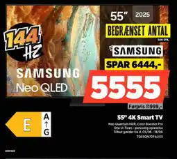 Power Samsung 55" 4K Smart TV tilbud