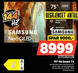 Power Samsung 75" 4K Smart TV tilbud