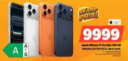 Power Authorized Reseller Apple iPhone 17 Pro Max 256 GB Næsten for Pro til at være sand. tilbud