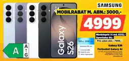 Power Samsung Galaxy S26 Forbedret Galaxy Al tilbud