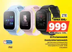 Power Zte K2 Pro børnewatch Eventyrsklar børnewatch tilbud