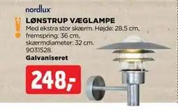 jem & fix LØNSTRUP VÆGLAMPE tilbud