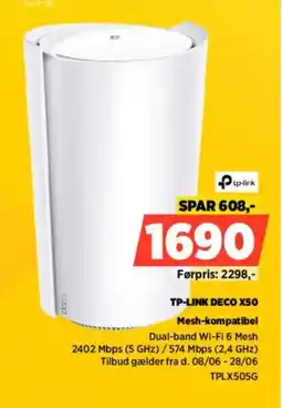 Power Tp-link Deco X50 Mesh-kompatibel tilbud