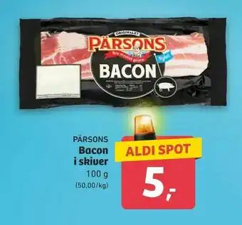 Bacon i skiver