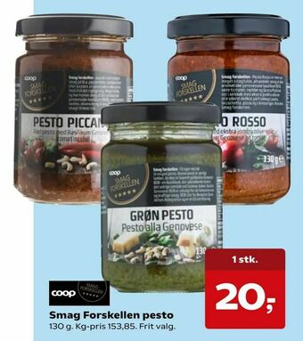 Smag Forskellen pesto