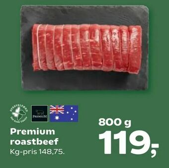 Kvickly Premium roastbeef tilbud
