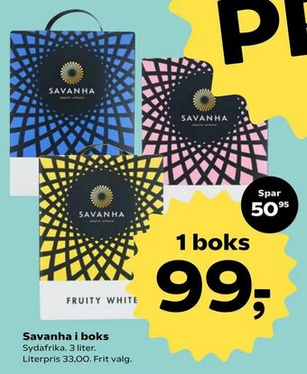 Kvickly Savanha i boks tilbud