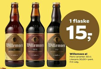 Kvickly Willemoes øl tilbud