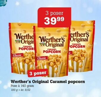 Poetzsch Padborg Werther's Original Caramel popcorn tilbud