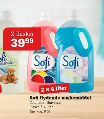 Poetzsch Padborg Sofi flydende vaskemiddel tilbud