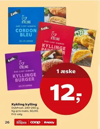 SuperBrugsen Kykling kylling tilbud