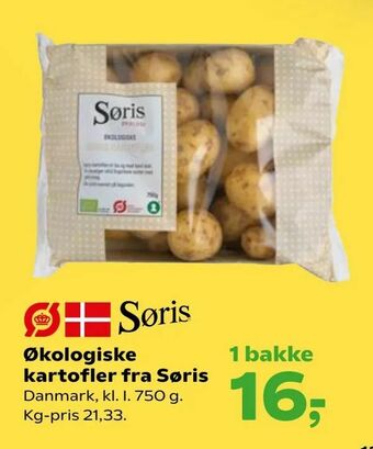SuperBrugsen Økologiske kartofler fra Søris tilbud