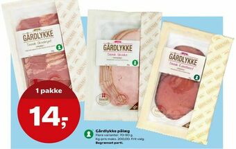 SuperBrugsen Gårdlykke pålæg tilbud