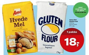 SuperBrugsen Amo eller Gluten mel tilbud