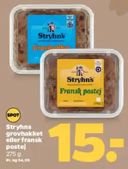 Netto Stryhns grovhakket / fransk postej tilbud