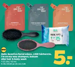 Netto Hello / I'm On My Way - wipes, shampoo & børster tilbud