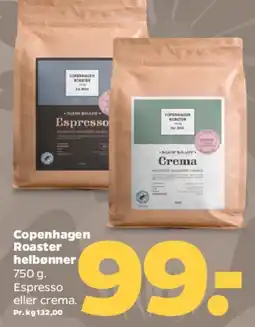 Netto Copenhagen Roaster helebønner tilbud