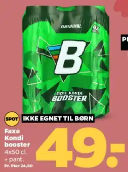 Netto Faxe Kondi Booster (energipakke) tilbud