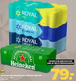 Netto Heineken / Royal (pack) tilbud