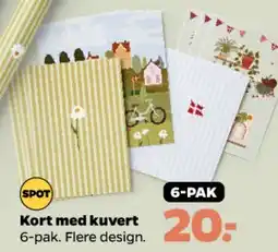 Netto Kort med kuvert (6-pak) tilbud