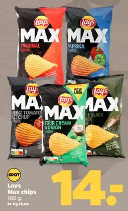 Netto Lay's Max chips tilbud
