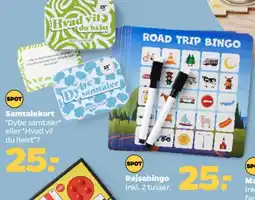Netto Rejsebingo / Road Trip Bingo tilbud