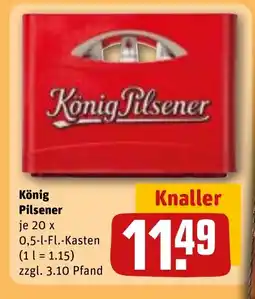 REWE DE König Pilsener tilbud