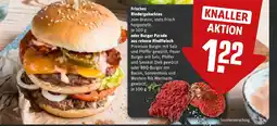 REWE DE Frisches Rindergehacktes oder Burger Parade aus reinem Rindfleisch tilbud