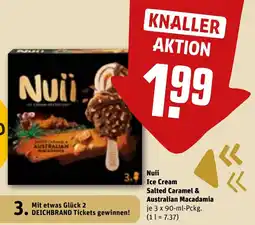 REWE DE Nuii Ice Cream Salted Caramel & Australian Macadamia tilbud