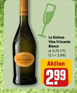 REWE DE La Gioiosa Vino Frizzante Bianco tilbud