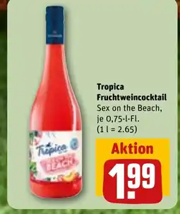 REWE DE Tropica Fruchtweincocktail tilbud