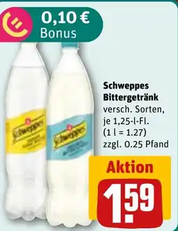 REWE DE Schweppes Bittergetränk tilbud