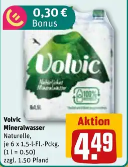 REWE DE Volvic Mineralwasser tilbud