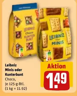 REWE DE Leibniz Minis oder Kunterbunt tilbud