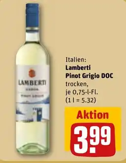REWE DE Lamberti Pinot Grigio DOC tilbud