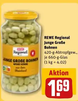 REWE DE REWE Regional Junge Große Bohnen tilbud