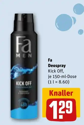 REWE DE Fa Deospray tilbud